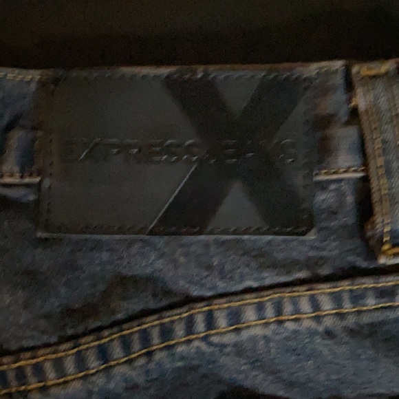 EXPRESS Bootcut Jeans Sz 5/6 Faded Look Front And Back - Picture 5 of 7